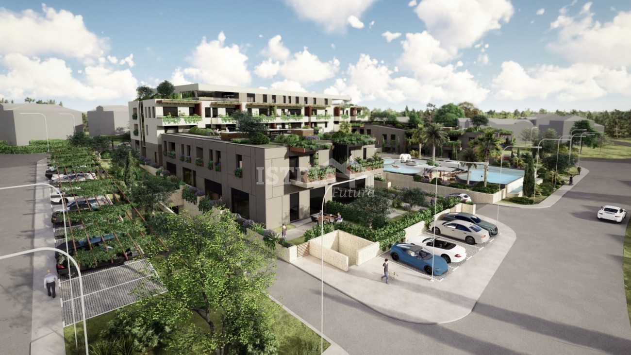 Studio apartman na 1. katu atraktivne nove zgrade udaljene samo 1.000 m od mora - cover