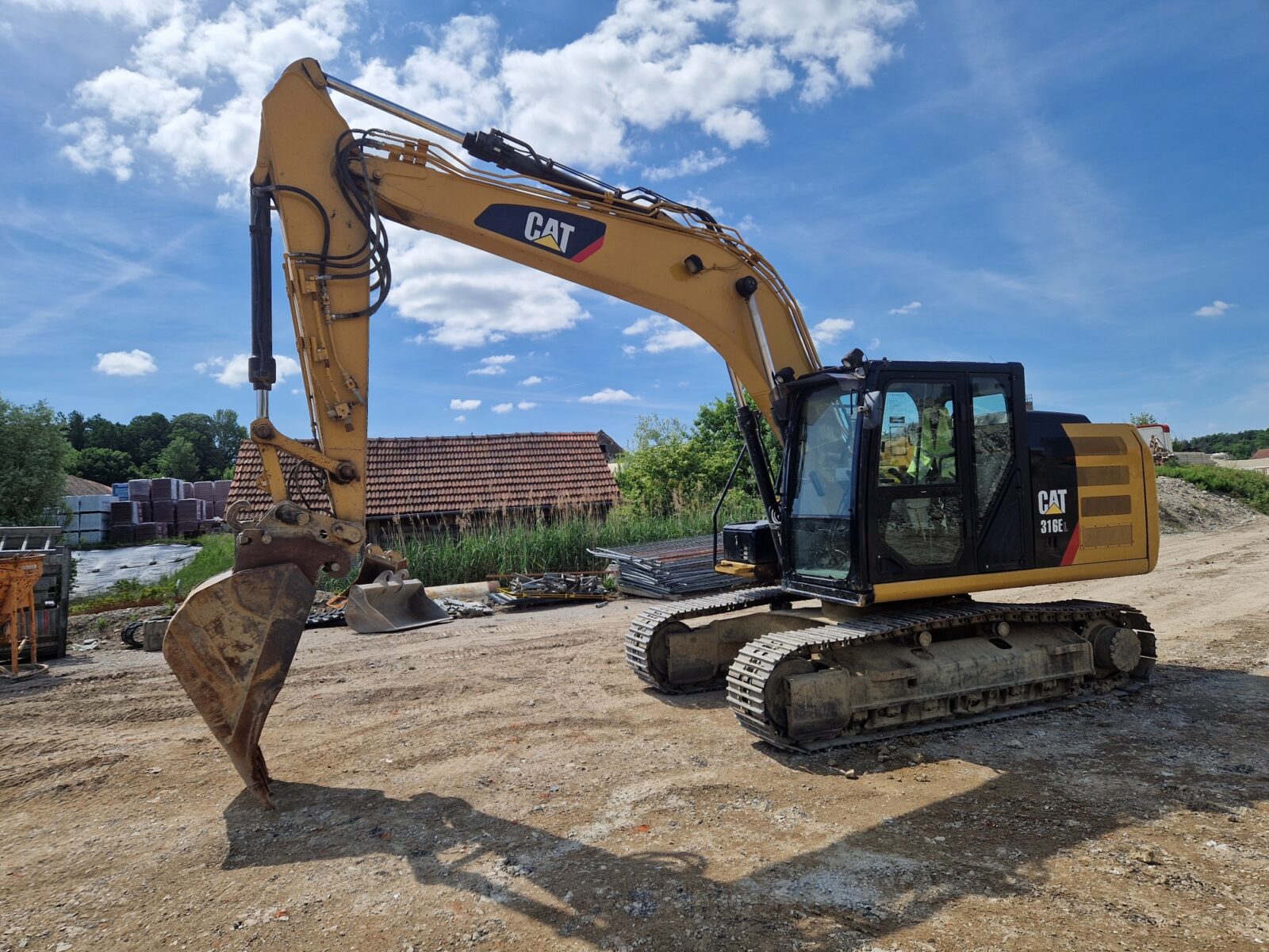 CATERPILLAR CAT 316EL BAGER GUSJENIČAR - cover