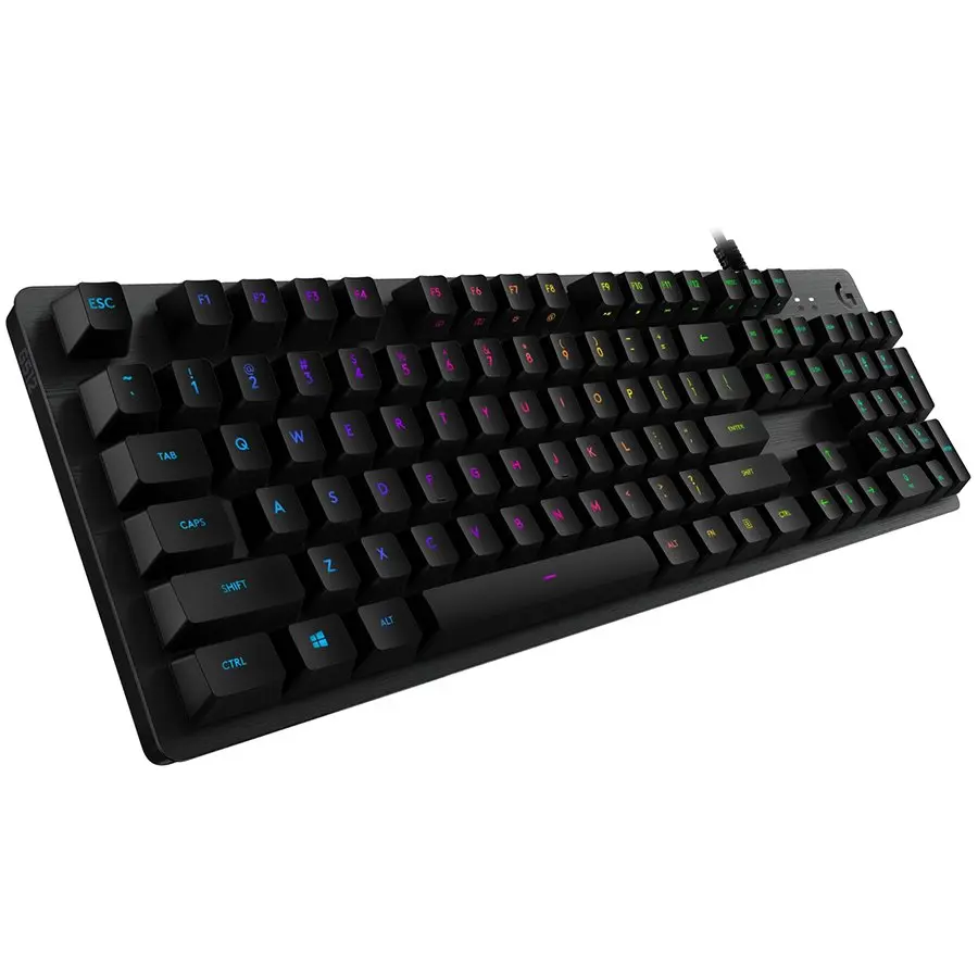 LOGITECH G512 Corded LIGHTSYNC Mechanical Gaming Keyboard - CARBON - US INT'L - USB - TACTILE - cover