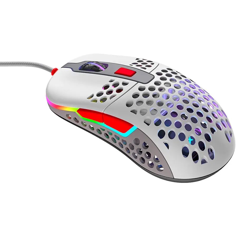 XTRFY M42 RGB, Ultra-light Gaming Mouse, Pixart 3389, Modular shell, Retro - cover