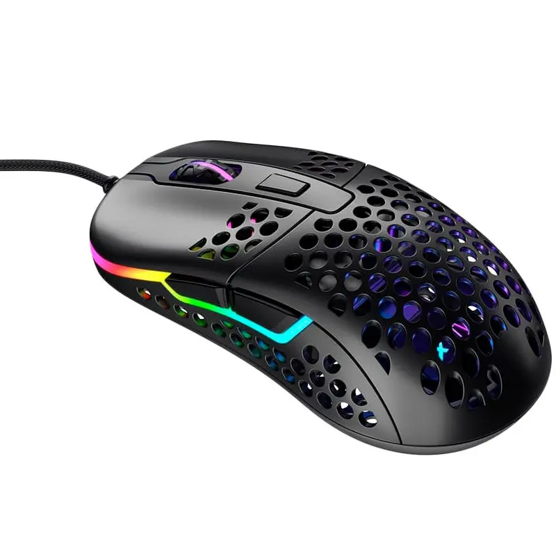 XTRFY M42 RGB, Ultra-light Gaming Mouse, Pixart 3389, Modular shell, Black - cover
