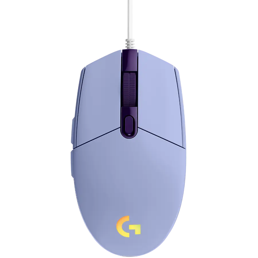 LOGITECH G102 LIGHTSYNC Corded Gaming Mouse - LILAC - USB - EER - cover