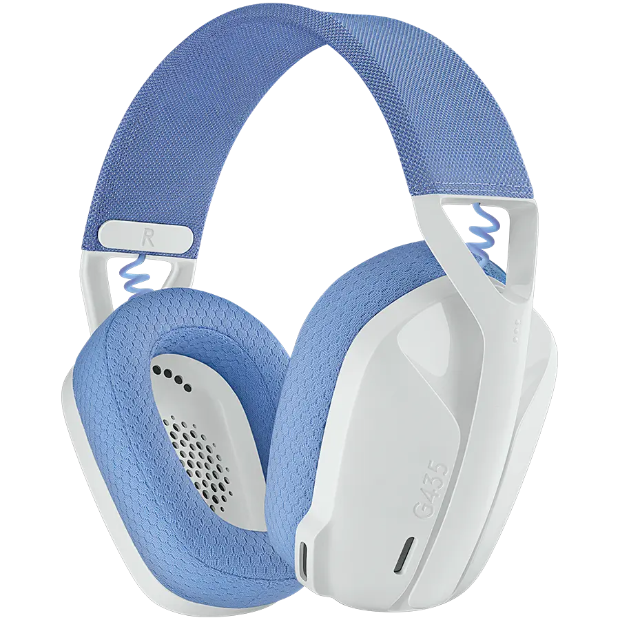 LOGITECH G435 LIGHTSPEED Wireless Gaming Headset - WHITE - cover