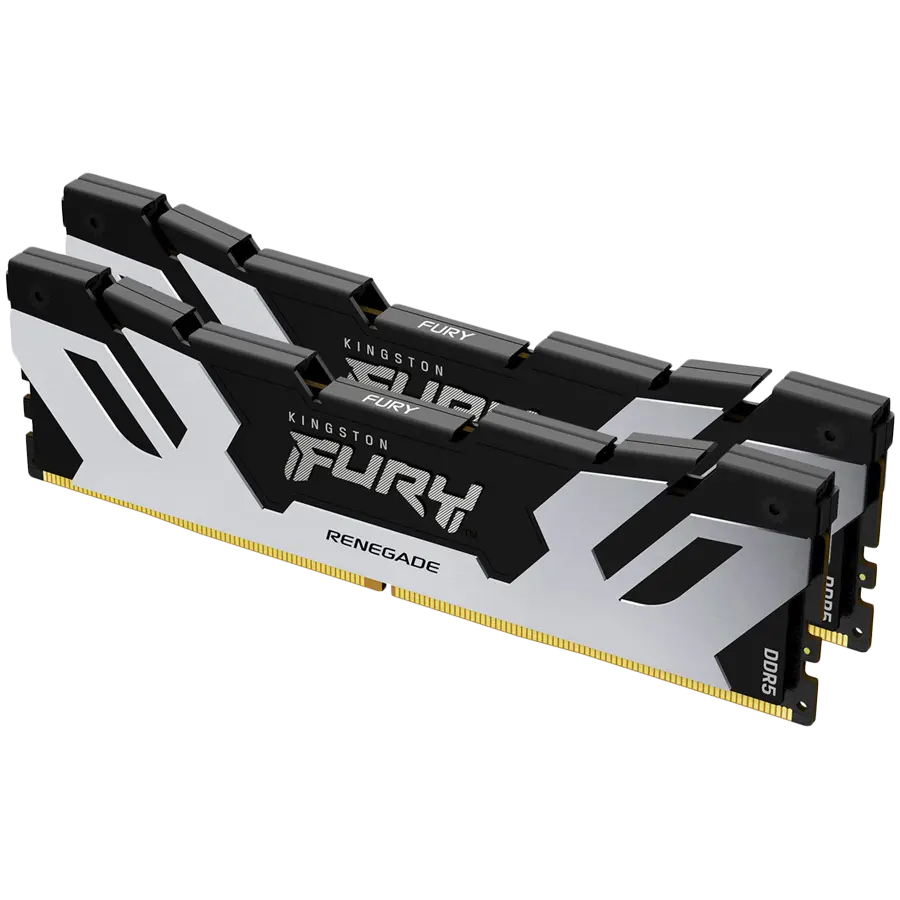 Kingston DRAM 32GB 8000MT/s DDR5 CL38 DIMM (Kit of 2) FURY Renegade Silver XMP EAN: 740617339444 - cover