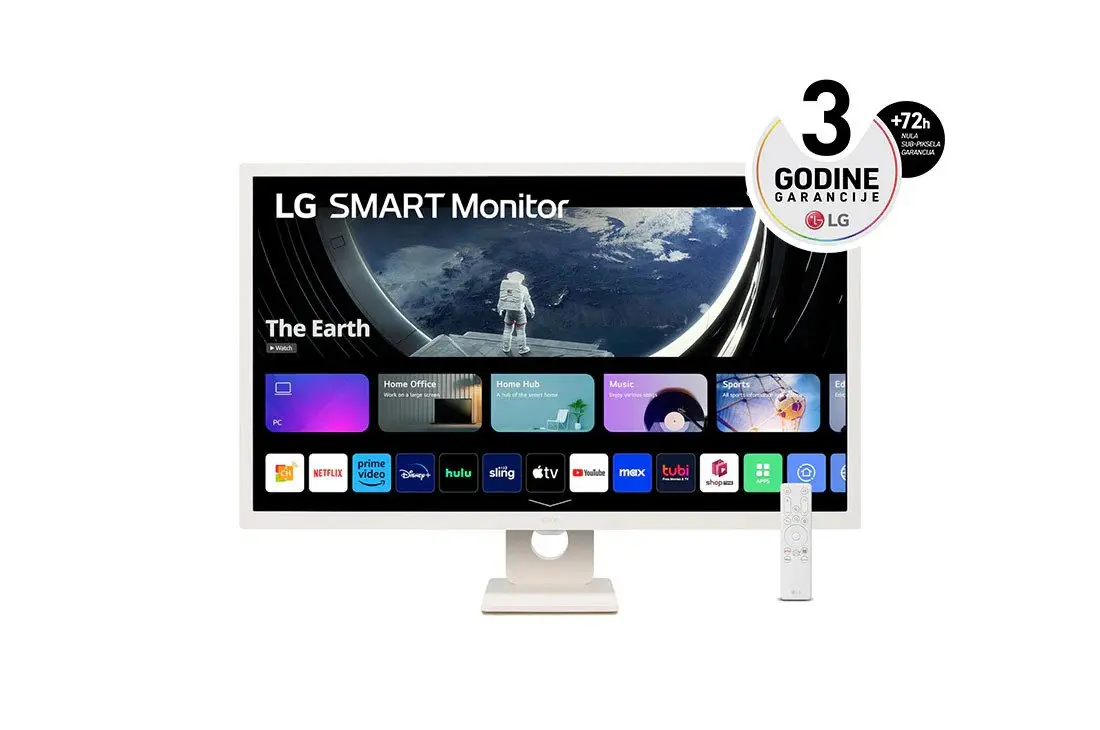 LG 27SR50F-W, 27&quot; Smart monitor, 2xHDMI, zvuč. - cover