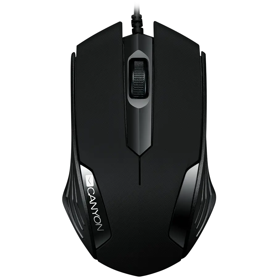 CANYON Optical wired mice, 3 buttons, DPI 1000, Black - cover