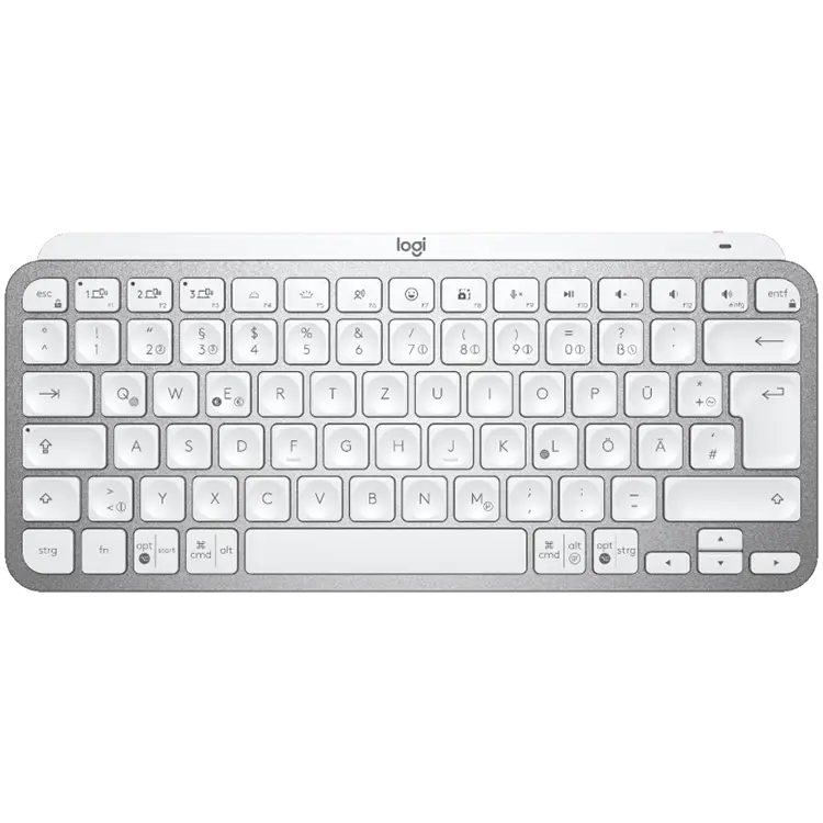 LOGITECH MX Keys Mini Minimalist Wireless Illuminated Keyboard - PALE GREY - Croatian layout - cover