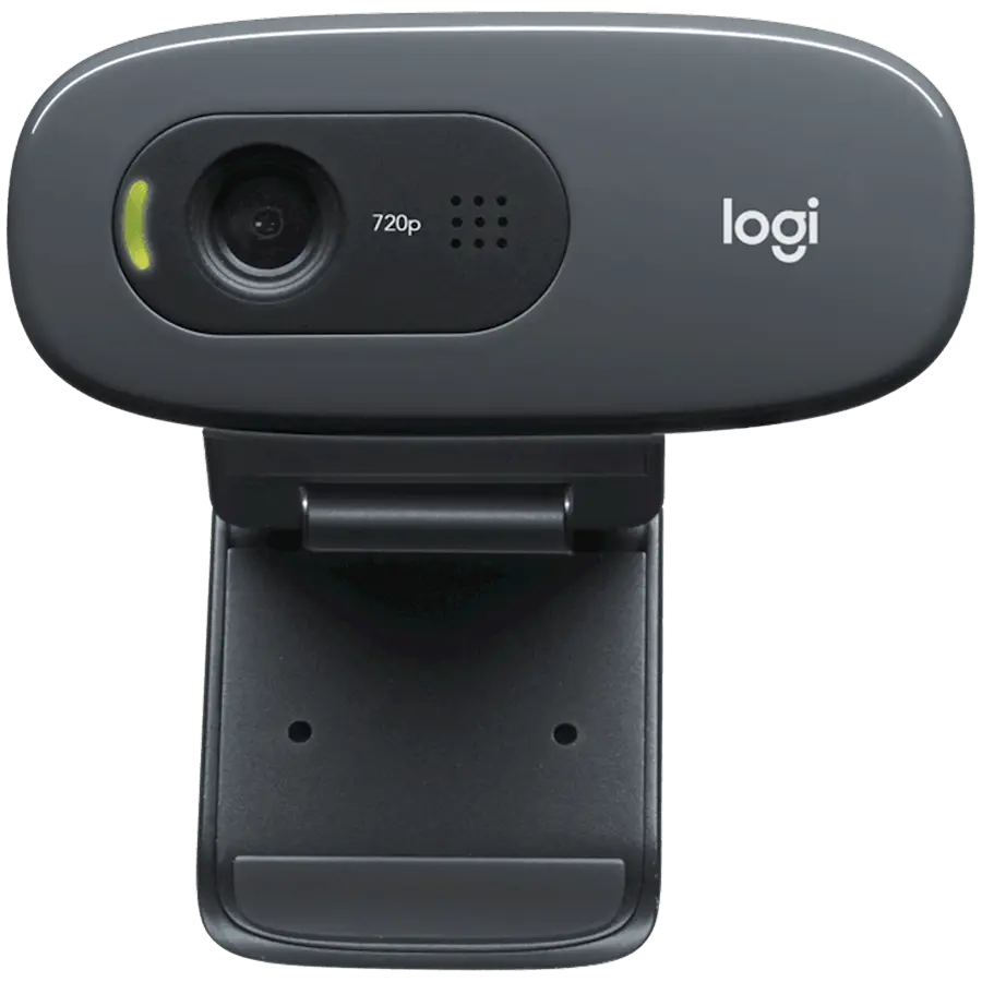 LOGITECH C270 HD Webcam - BLACK - USB - cover
