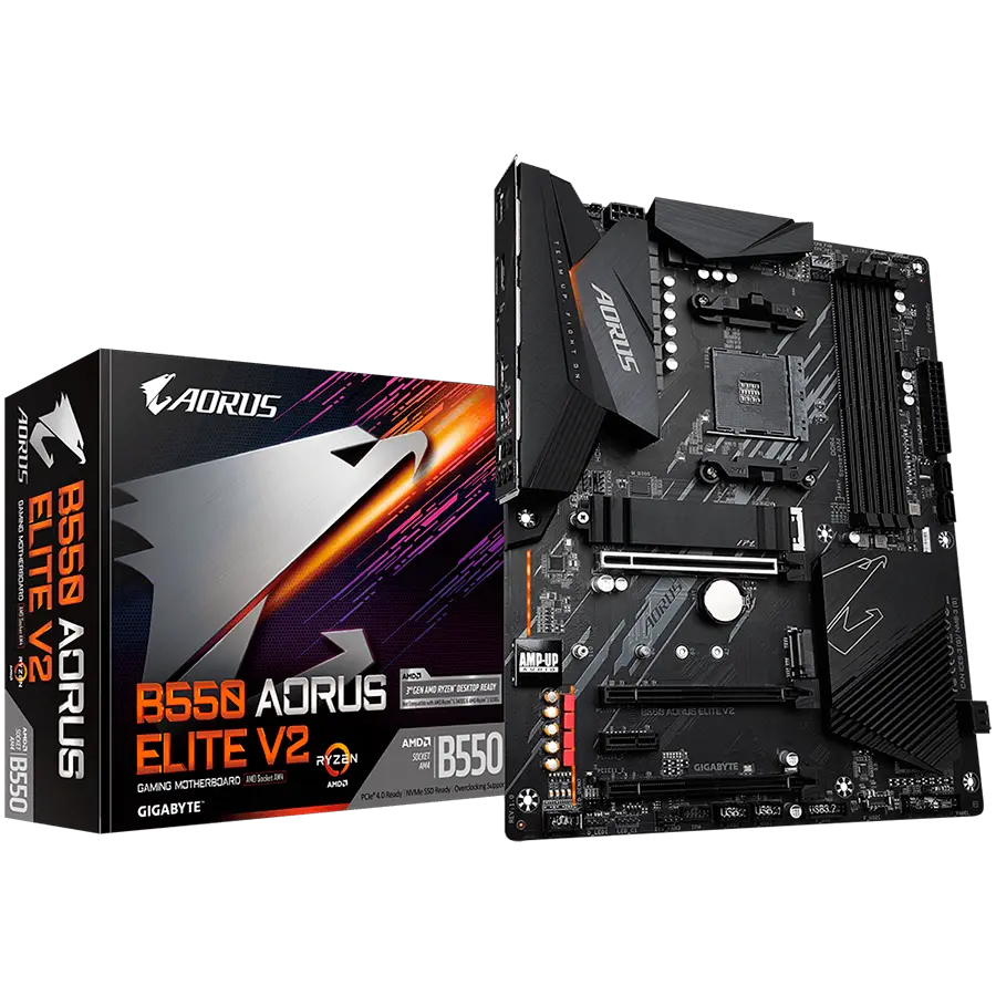 Gigabyte B550 AORUS ELITE V2 (AM4, ATX) matična ploča - cover