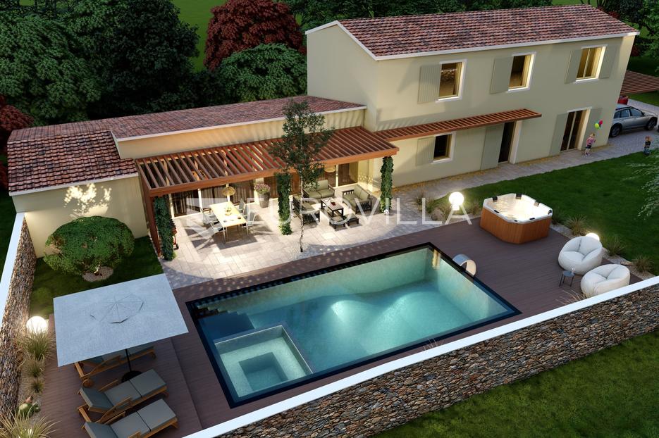 Istra, selo Ražmani, Vila s bazenom i prostranom okućnicom - cover