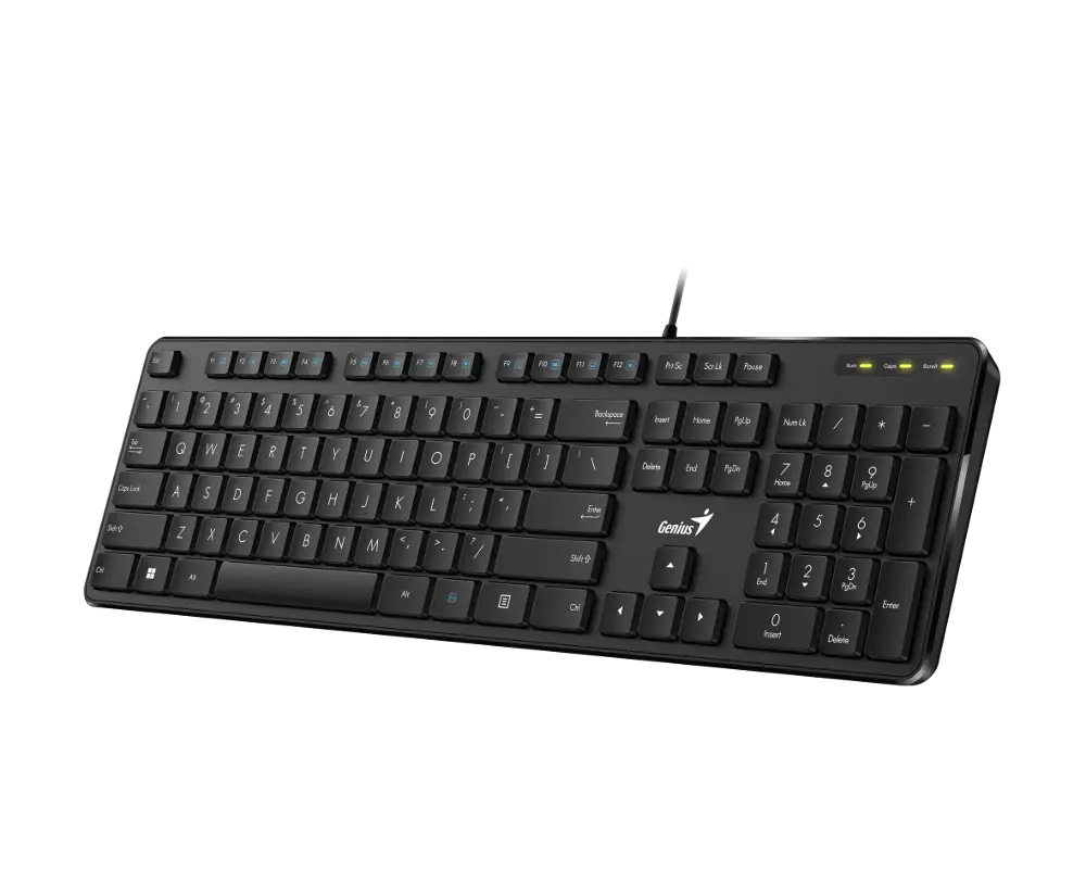 Genius SlimStar M200, tipkovnica, USB, crna - cover