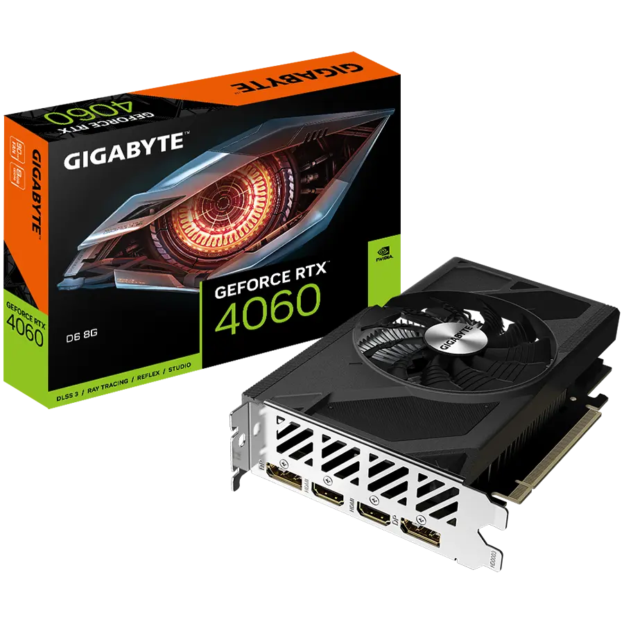 Gigabyte NVIDIA GeForce RTX 4060 D6 8 GB grafička kartica - cover