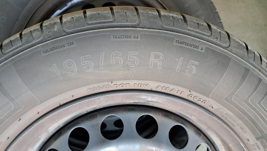 5x112,195/65/15 felge +gume ljetna 4 kom. - cover