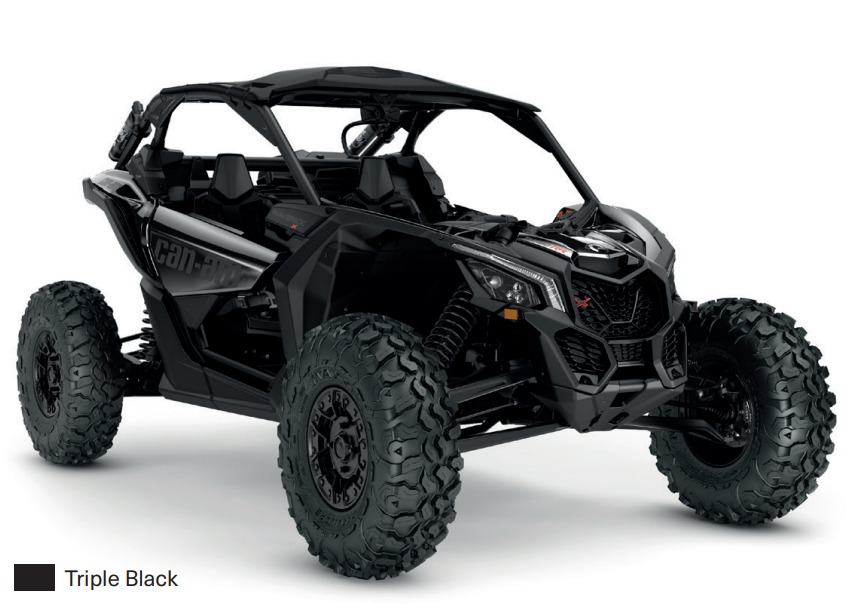 CAN-AM MAVERICK X RS TURBO RR Triple Black, 2024 god. - cover