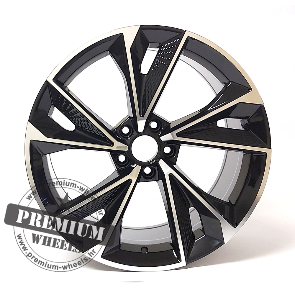 ALU FELGA AUDI 5X112 18″ ABY1566CP ET35 CRNA POLIRANA - cover