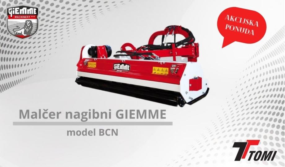 Malčer Giemme,nagibni,model BCN 140,160,180 *AKCIJA* - cover