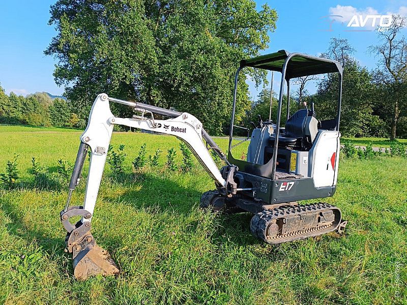 Bobcat E17-1.7t-duga ruka-podvozje na razvlačenje-odlično - cover