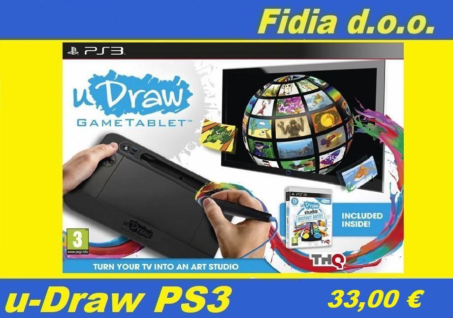 U DRAW GAME TABLET + U DRAW STUDIO PS3 - cover