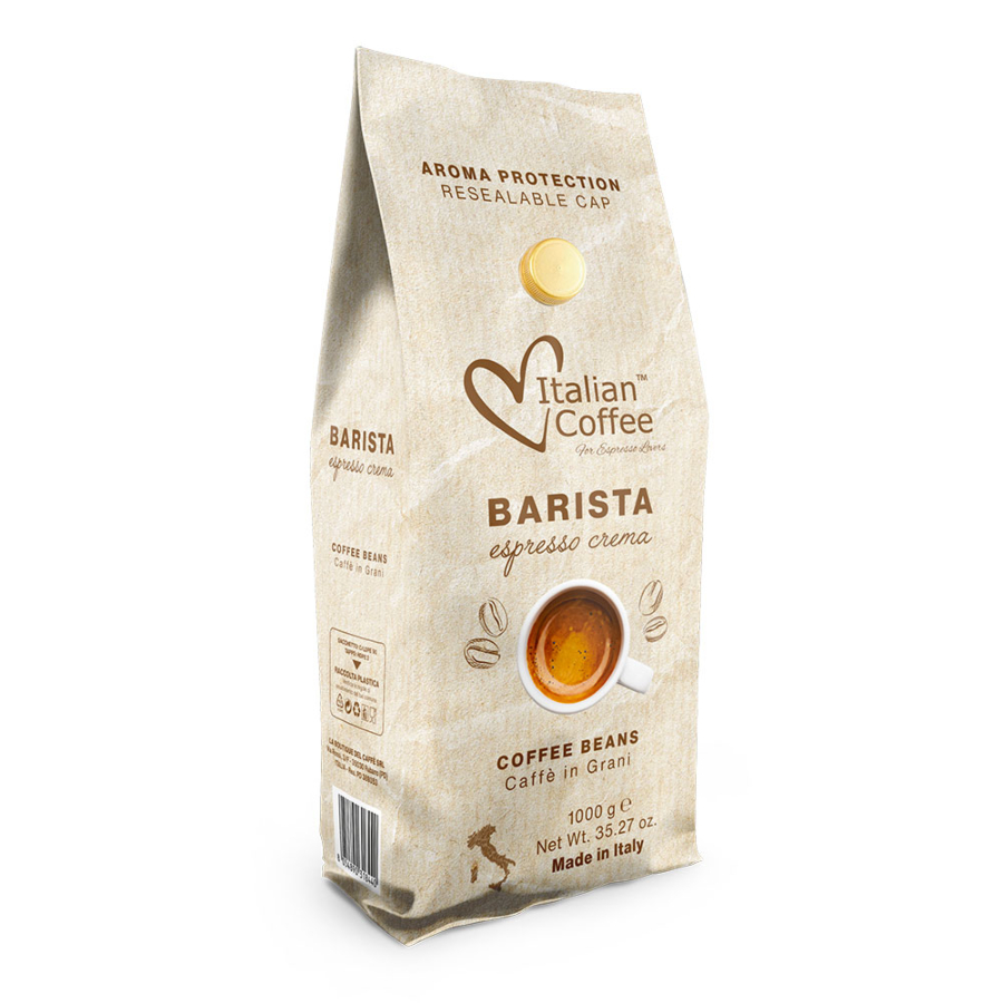 Barista Espresso Crema Italian Coffee kava u zrnu 1kg - cover
