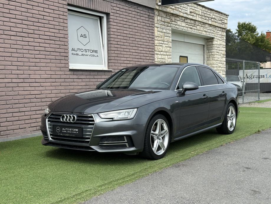 Audi A4 2,0 TDI S-tronic 3x S-line •JAMSTVO 12 MJ.• LED, VEL.SERVIS - cover