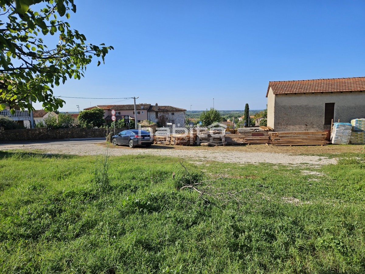 Poreč 10 km, Kaštelir - Građevinsko zemljište sa pogledom na more - cover
