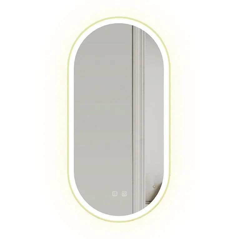 Ogledalo LED OVL 50x100cm Gold - cover