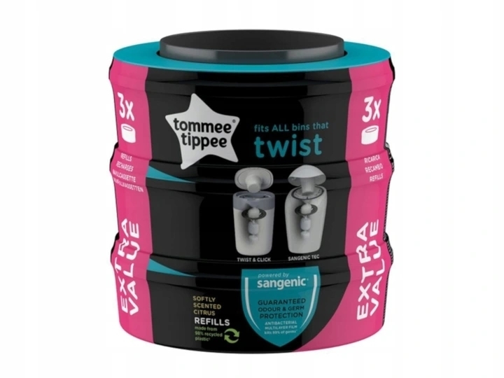 Tommee Tippee Sangenic Twist umeci za košaru 3 komada 510075 - cover