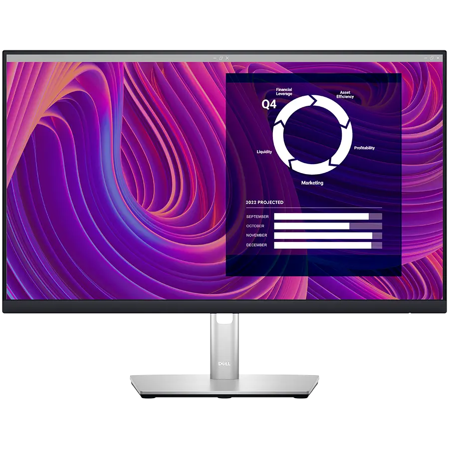 Monitor DELL Professional P2423D 24in, 2560x1440, QHD, IPS, Antiglare, 16:9, 1000:1, 8ms/5ms, 178/178, DP, HDMI, 5x USB 3.2, Tilt, Swivel, Pivot, Height Adjust, 3Y - cover