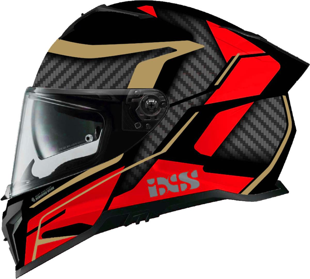 Full Face Helmet iXS912 SV 2.0 Blade matt black-red - cover