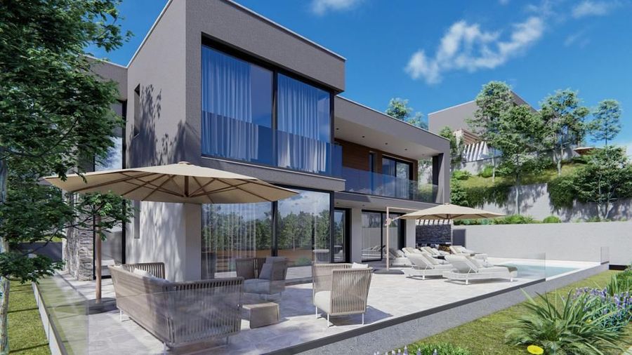 Vila na prodaju Vinišće (Marina) - VINIŠĆE MARINA VILLA S BAZENOM I PANORAMSKIM POGLEDOM, € 799.000, 200 m² - cover