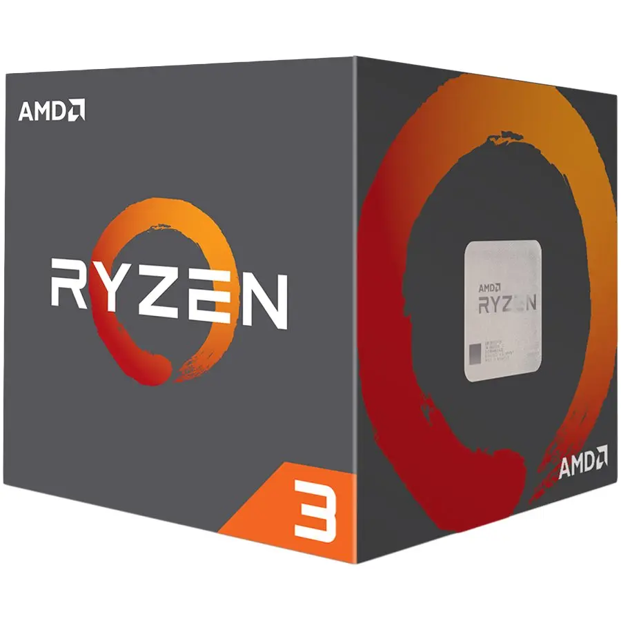 AMD Ryzen 3 4C/8T 3100(3.9GHz,18MB,65W,AM4) box, with Wraith Stealth cooler - cover