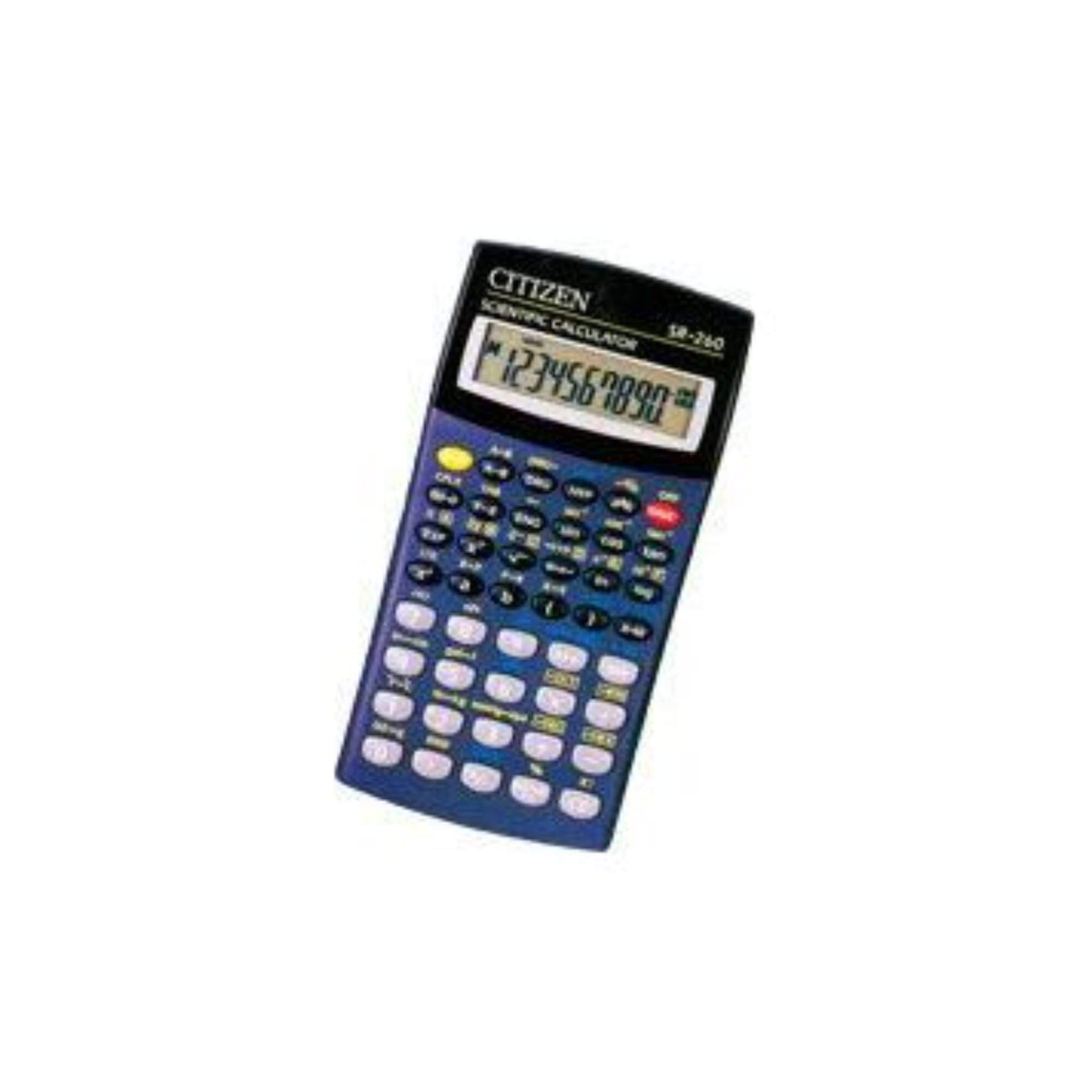 Kalkulator tehnički 10+2 mjesta 165 funkcija Citizen SR-260N blister - cover