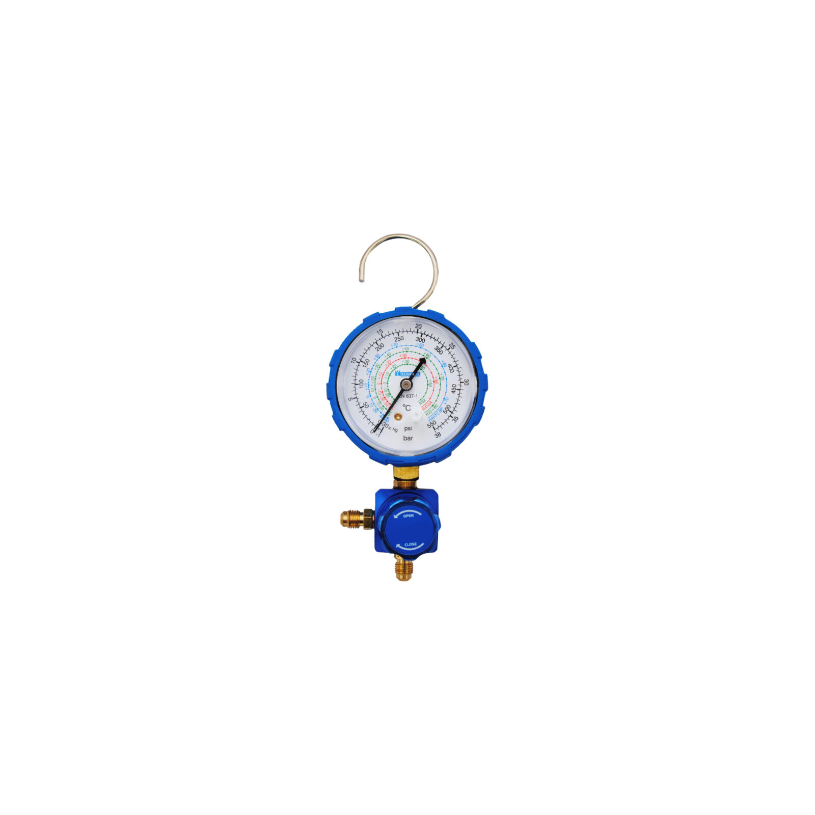 CROVERG TG Manometar freonski R410A, R32 - 1/4" - kocka kućište - cover