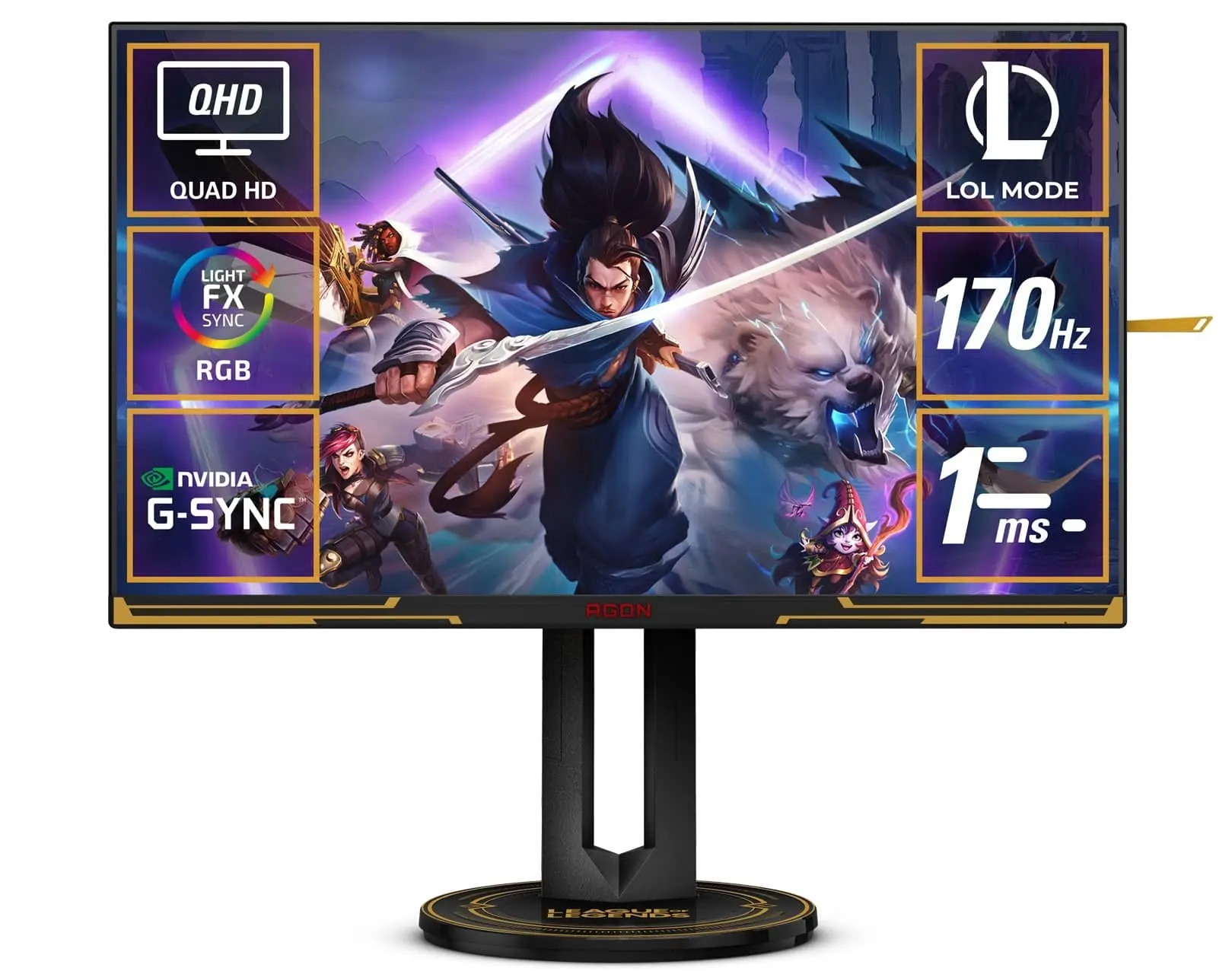 AOC AGON AG275QXL, 27", 2XHDMI, 2xDP, QHD, LOL - cover