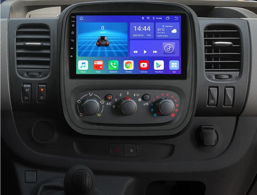 Autoradio Android Opel Vivaro / Renault Trafic (14-21) - cover