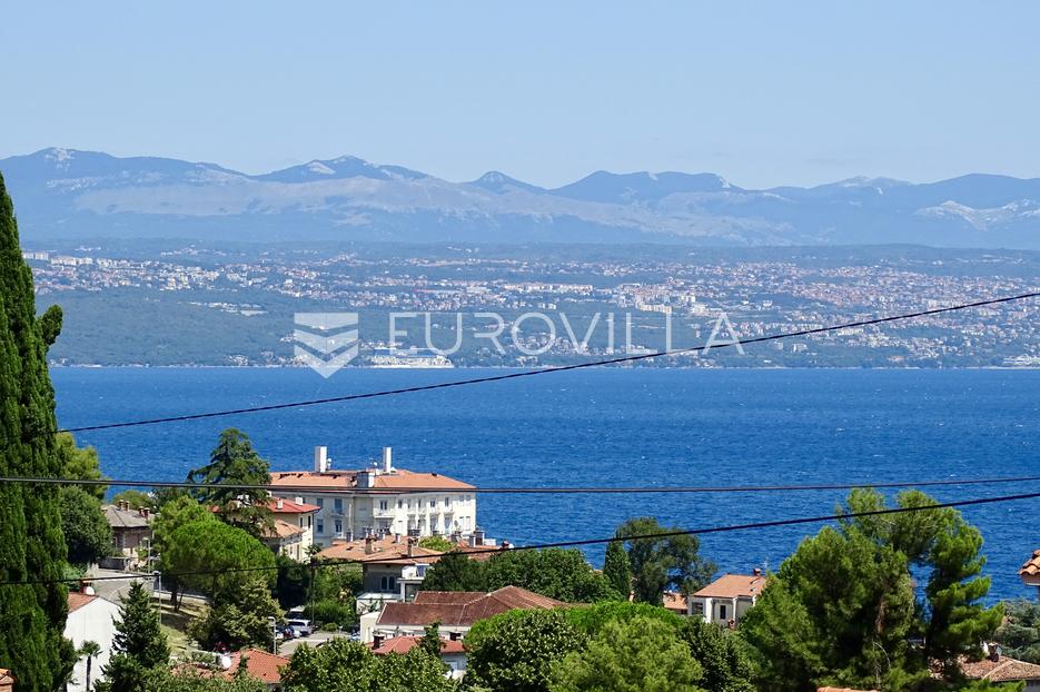 Lovran, dvosoban stan u visokokvalitetnoj novogradnji na 1 katu s panoramskim pogledom na more - cover