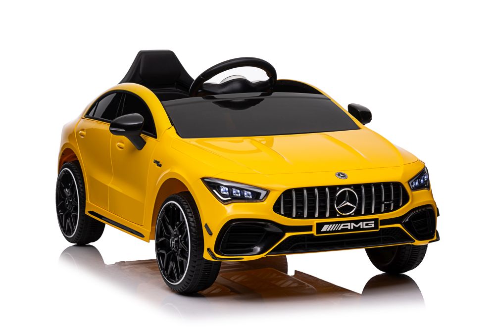 Licencirani auto na akumulator Mercedes CLA 45s AMG 4x4 - žuti - cover