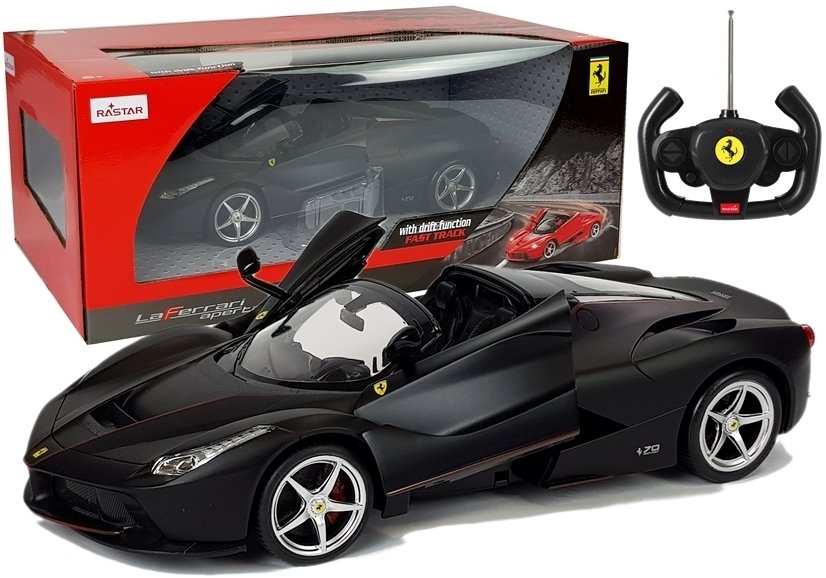 Licencirani auto na daljinsko upravljanje Ferrari Aperta Rastar 1:14 crni - cover