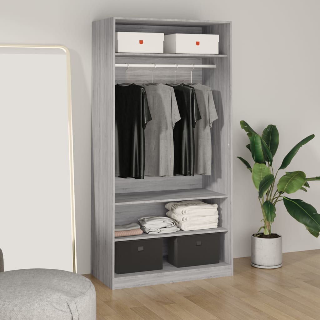 vidaXL Ormar boja hrasta sonome 100x50x200 cm od konstruiranog drva - cover