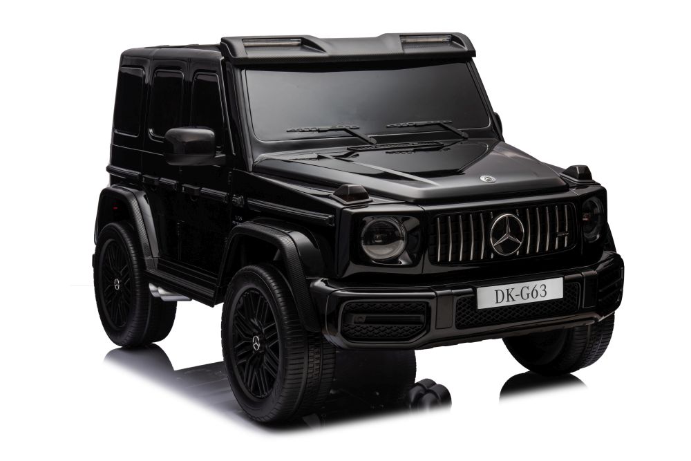 Licencirani auto na akumulator Mercedes G63 XXL 4x4 - dvosjed - crni - cover