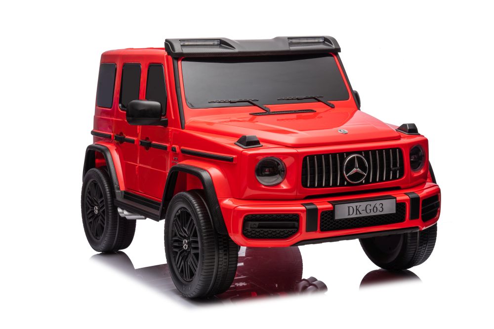 Licencirani auto na akumulator Mercedes G63 XXL 4x4 - dvosjed - crveni - cover