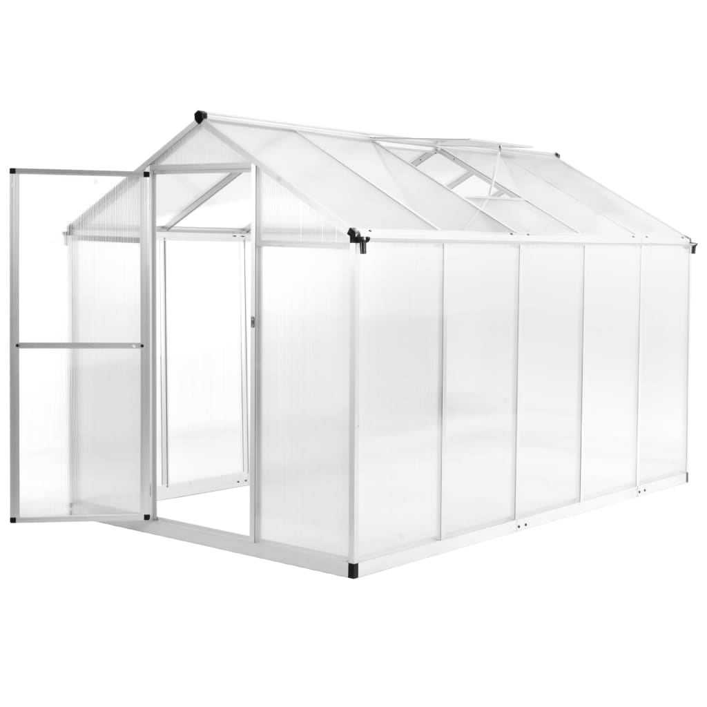 vidaXL Staklenik od aluminija 302 x 190 x 195 cm 11,19 m³ - cover