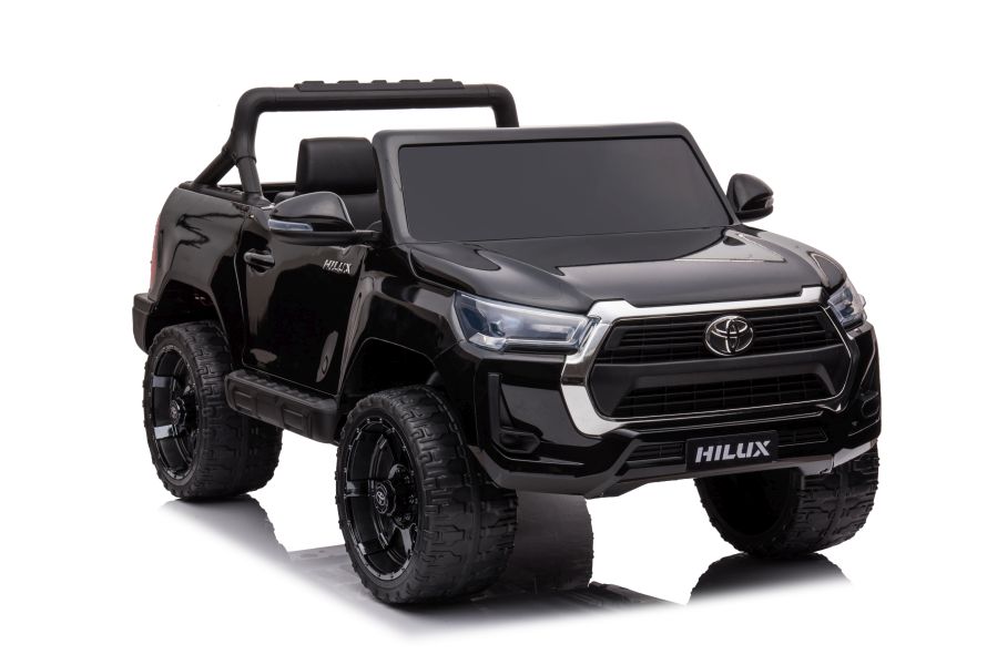 Licencirani auto na akumulator Toyota Hilux DK-HL860 4x4 - crni - cover