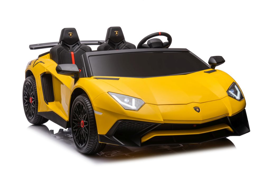 Licencirani auto na akumulator Lamborghini XXL A8803 24V - dvosjed -  žuti - cover