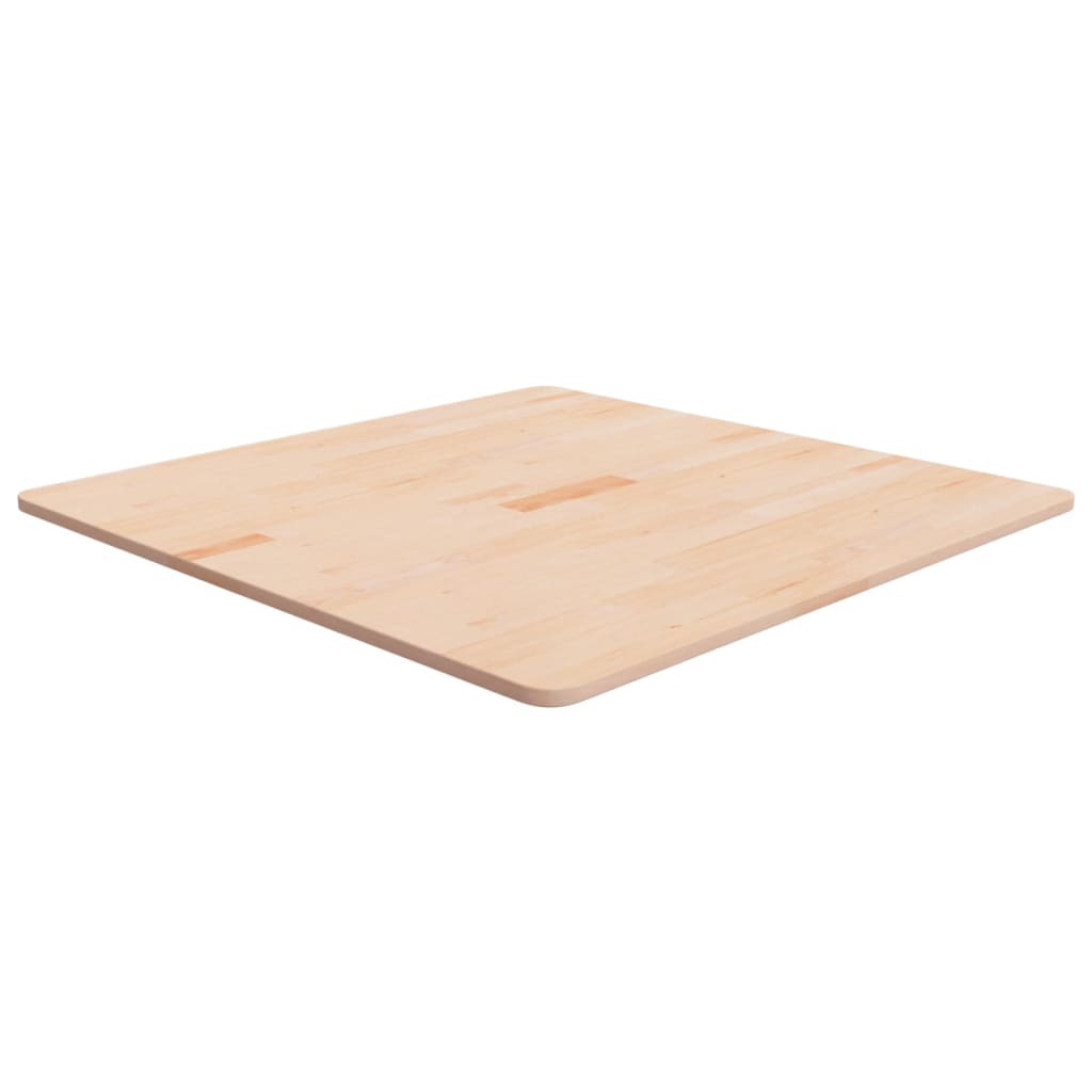 vidaXL Četvrtasta stolna ploča 80 x 80 x 1,5 cm netretirana hrastovina - cover