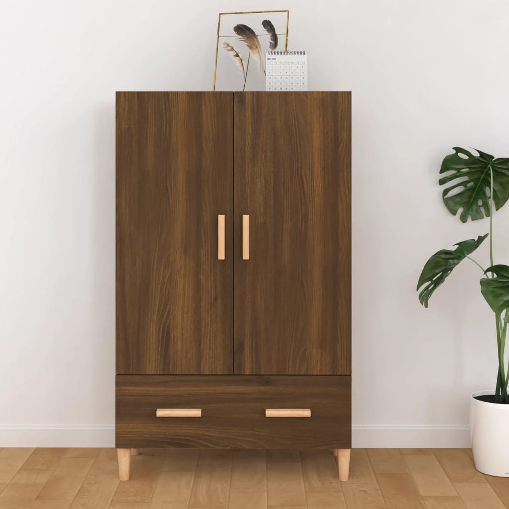 vidaXL Komoda boja smeđeg hrasta 70 x 31 x 115 cm konstruirano drvo - cover