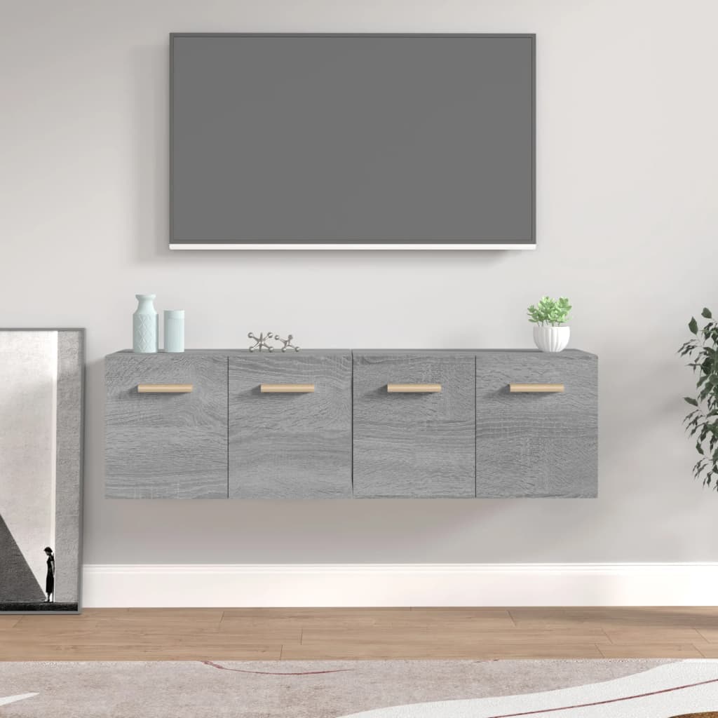 vidaXL Zidni ormarići 2 kom siva sonome 60x36,5x35cm konstruirano drvo - cover