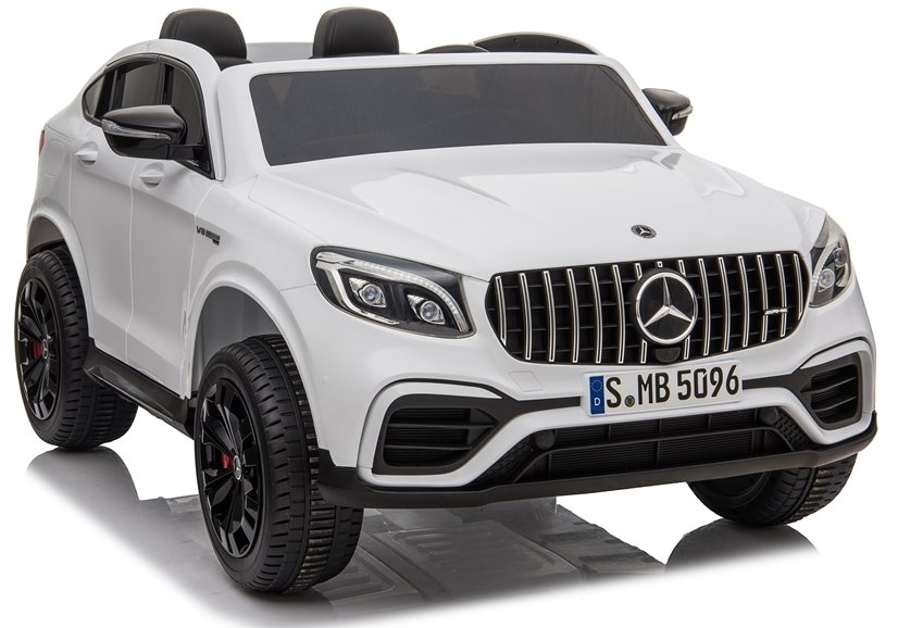 Licencirani auto na akumulator Mercedes GLC 63S QLS 4×4 – dvosjed – bijeli - cover