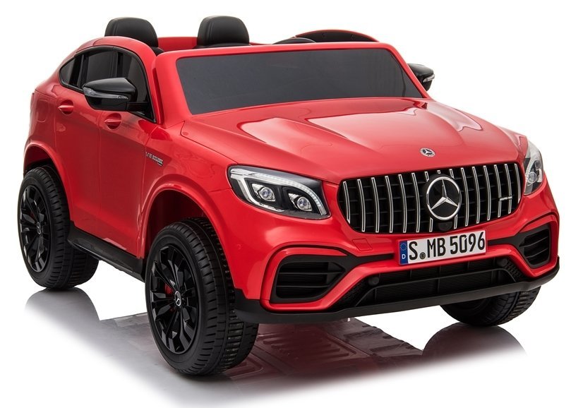 Licencirani auto na akumulator Mercedes GLC 63S QLS 4x4 - dvosjed - crveni/lakirani - cover