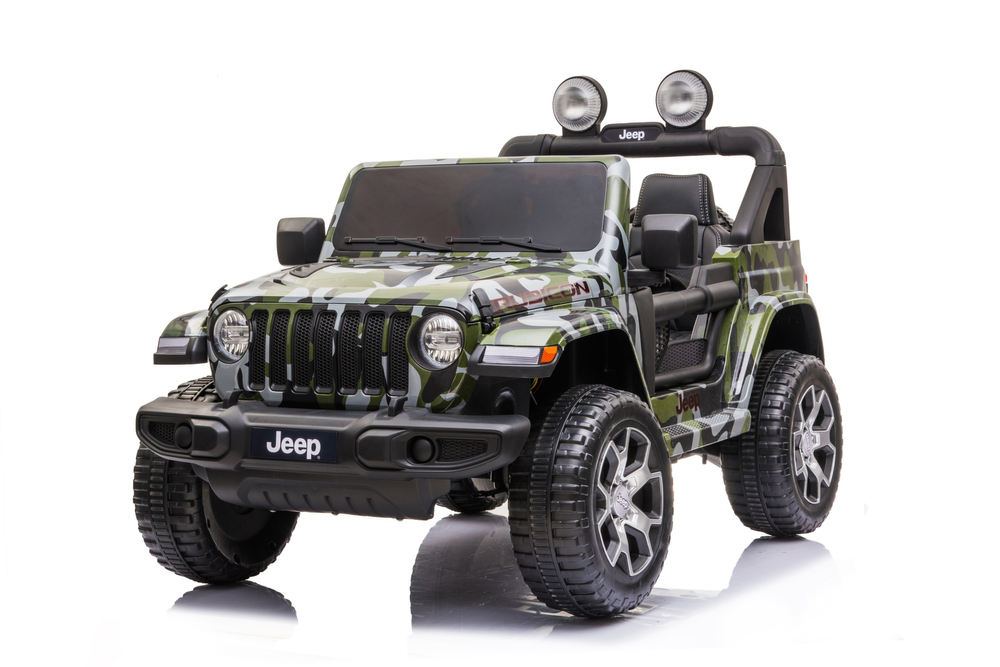 Licencirani auto na akumulator Jeep Wrangler Rubicon 4x4 - como - cover